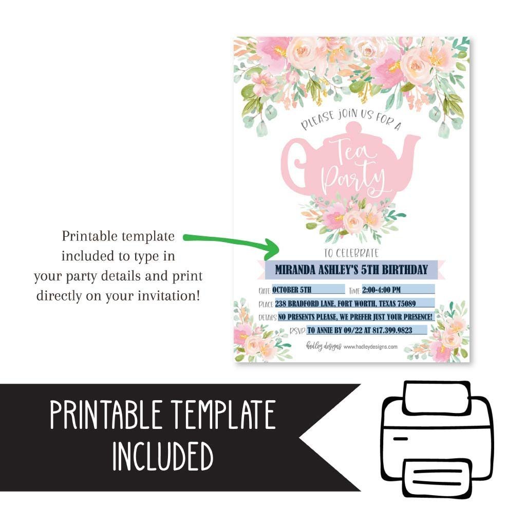 Birthday Girl Invitations | Set of 25 | Kid's Party