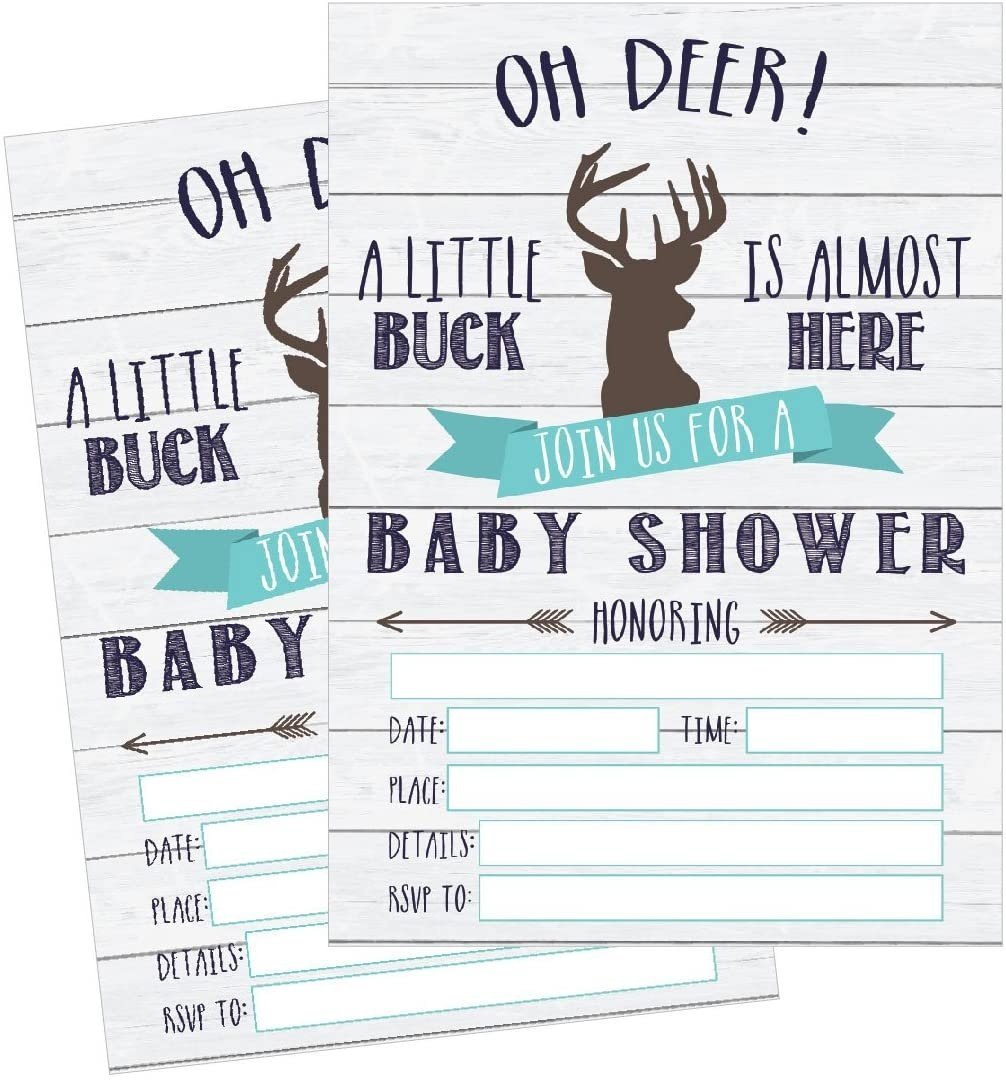 Baby Shower Invitations | Set of 25 | Baby Shower Supplies