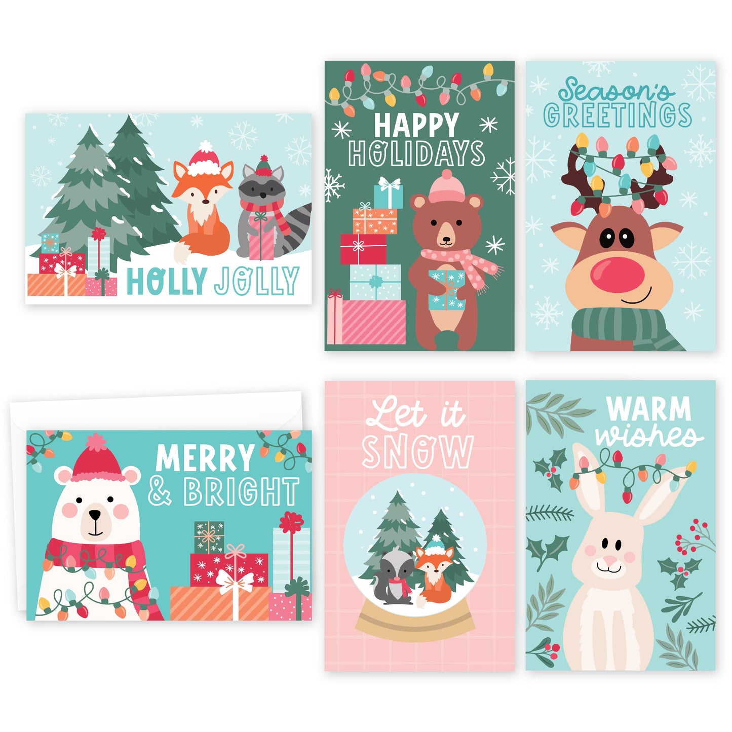 Winter Holiday Cards | Set of 24 | Cards & Party