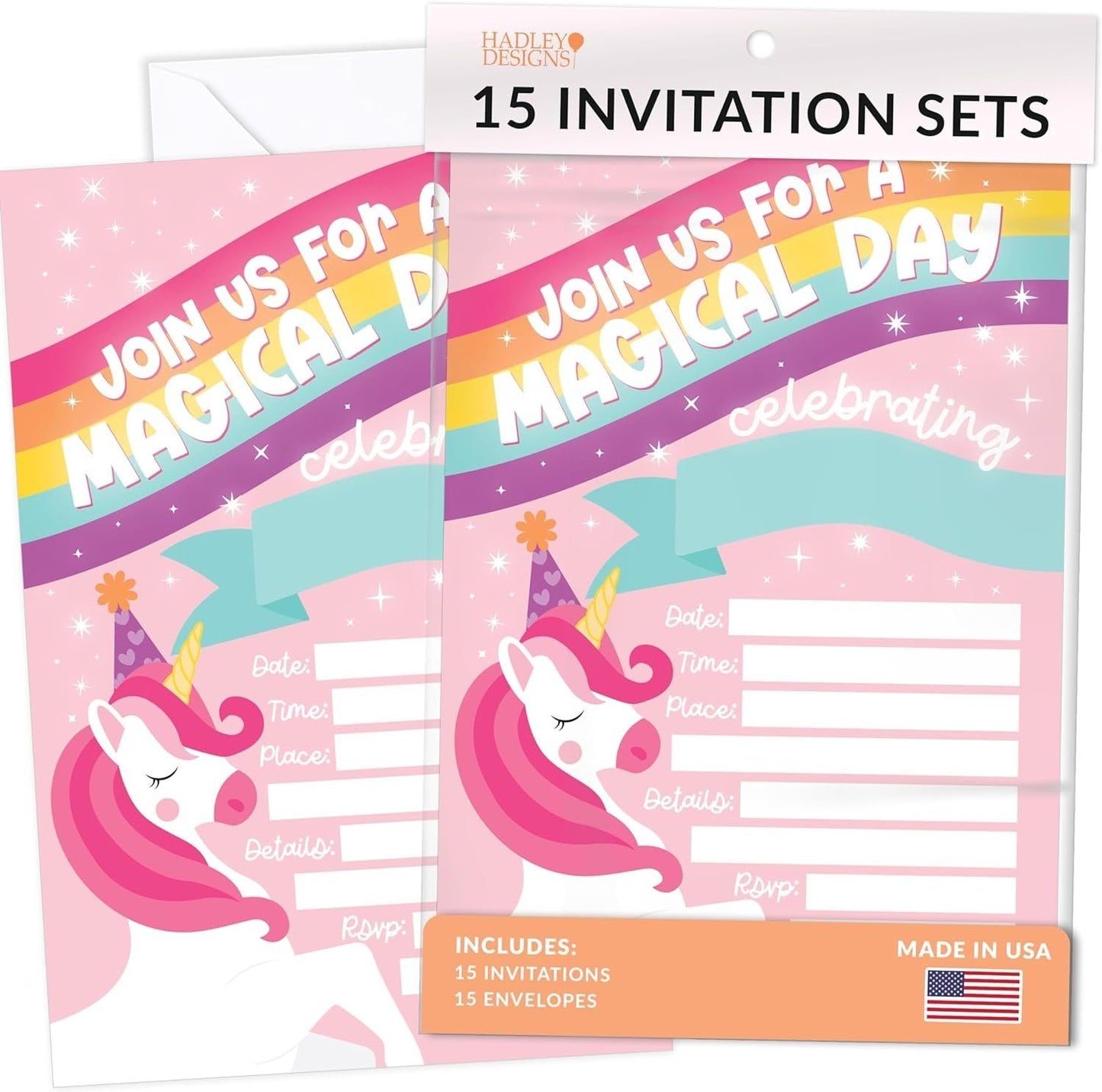 Birthday Girl Invitations | Set of 15 | Kid's Party