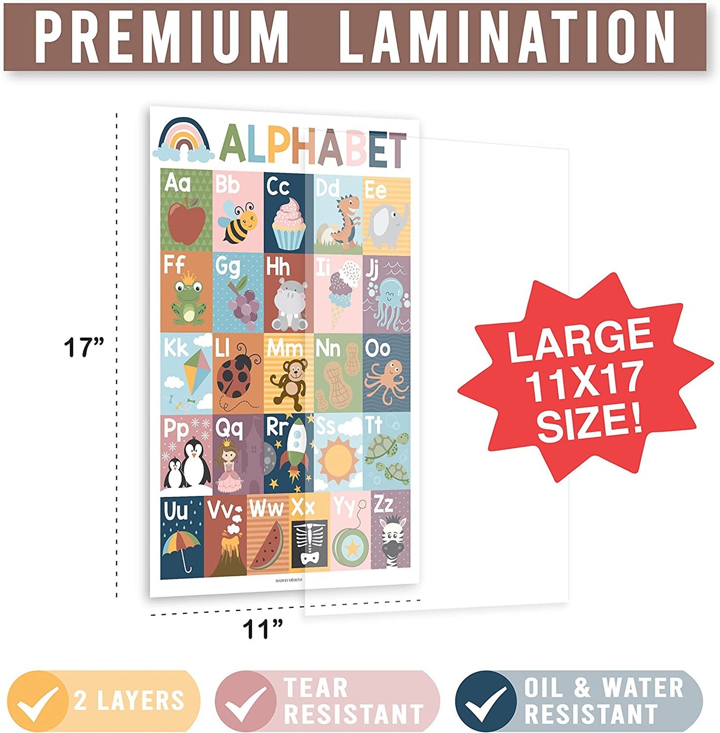 PreK Early Learning Kit: Boho 16 Poster Pack