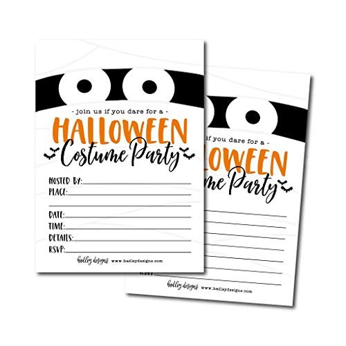 Halloween Party Invitations | Set of 50 | Cards & Party
