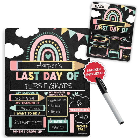 First Day of School Boards | Dry Erase | School Supplies