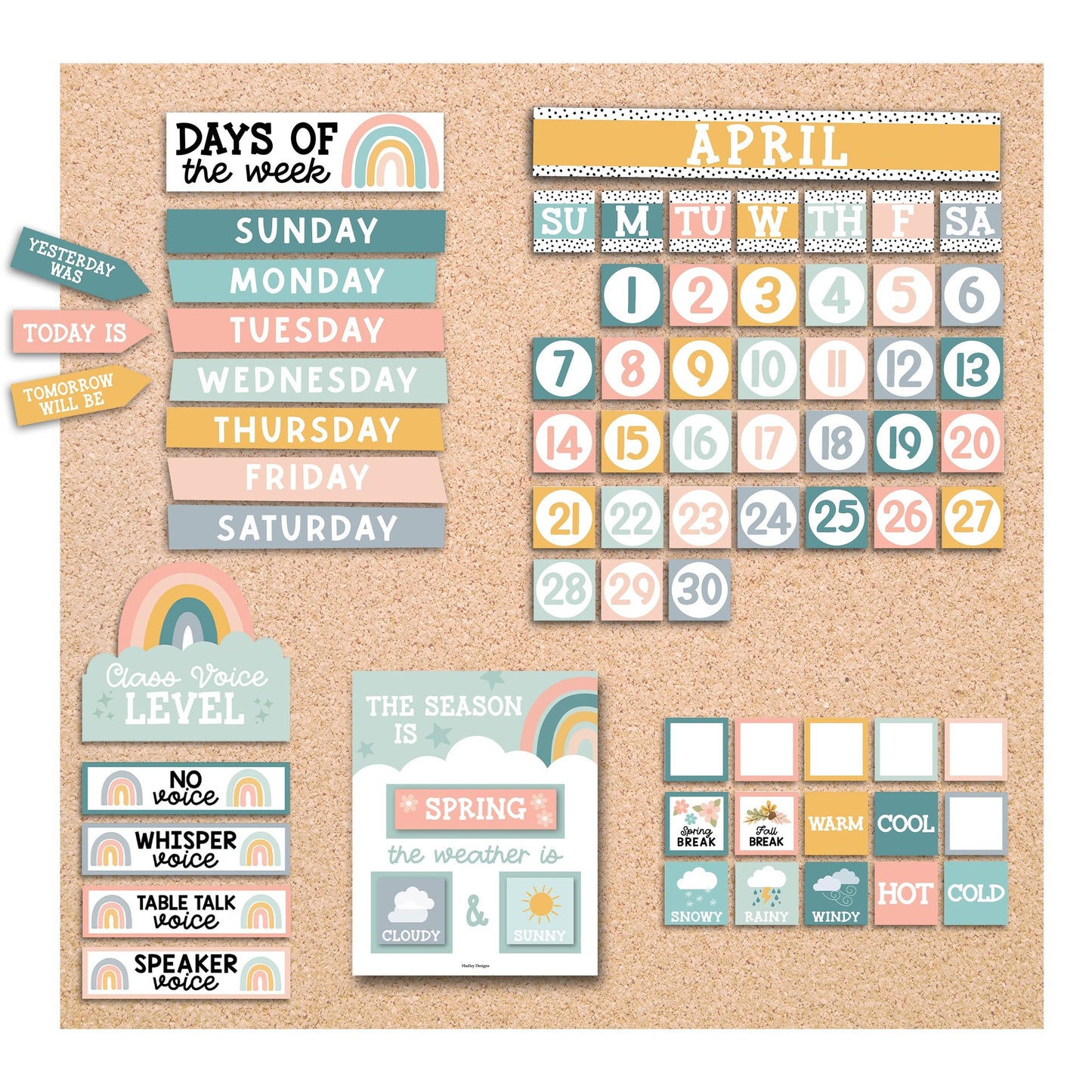 Classroom Calendar | Bulletin Board | Classroom Supplies