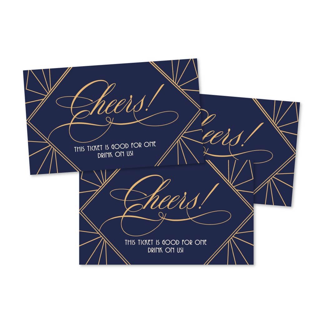 Drink Tickets | Set of 50 | Wedding Supplies
