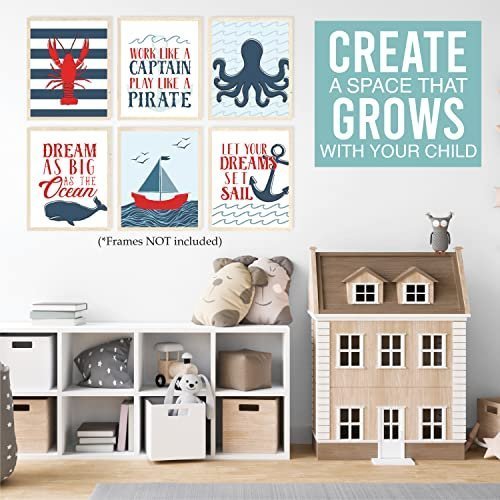Children's Wall Art | Set of 6 | Home Decor