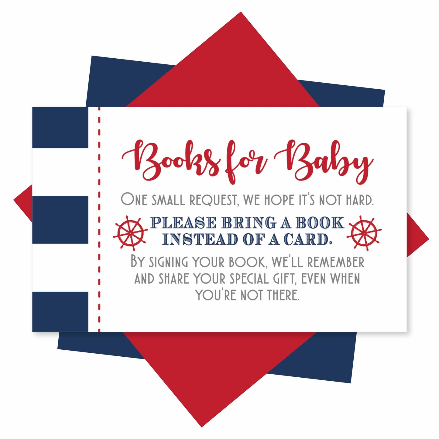 Book Request Cards | Set of 25 | Baby Shower Supplies