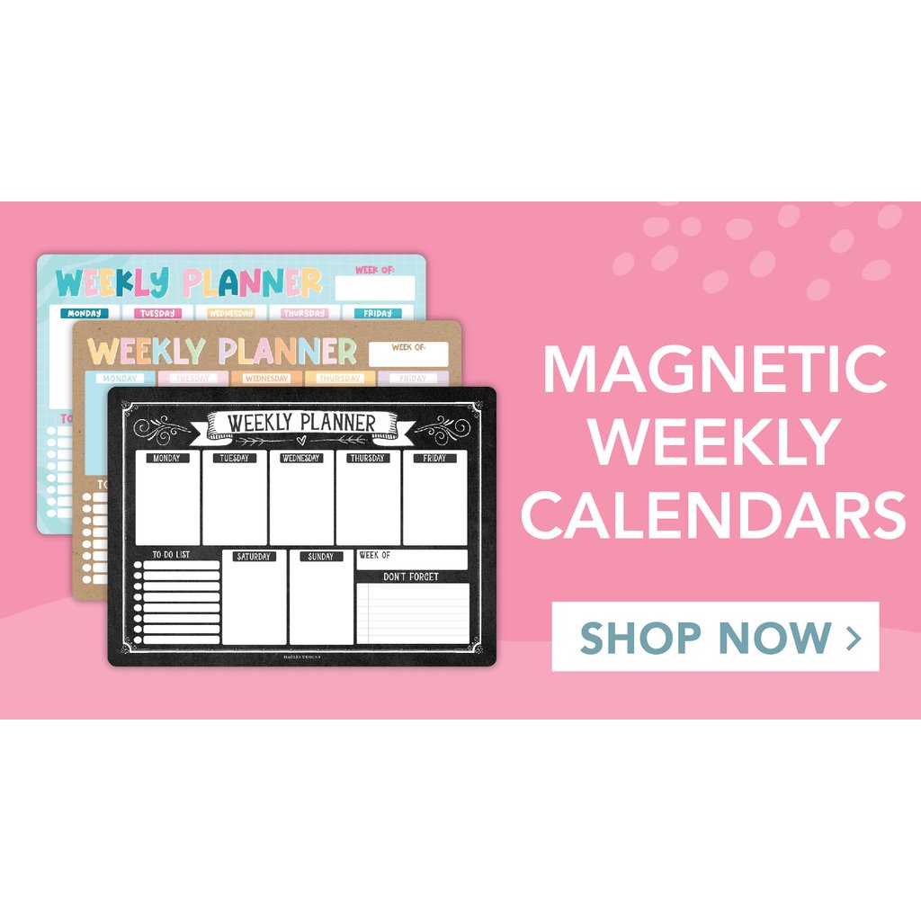 Magnetic Weekly Calendar