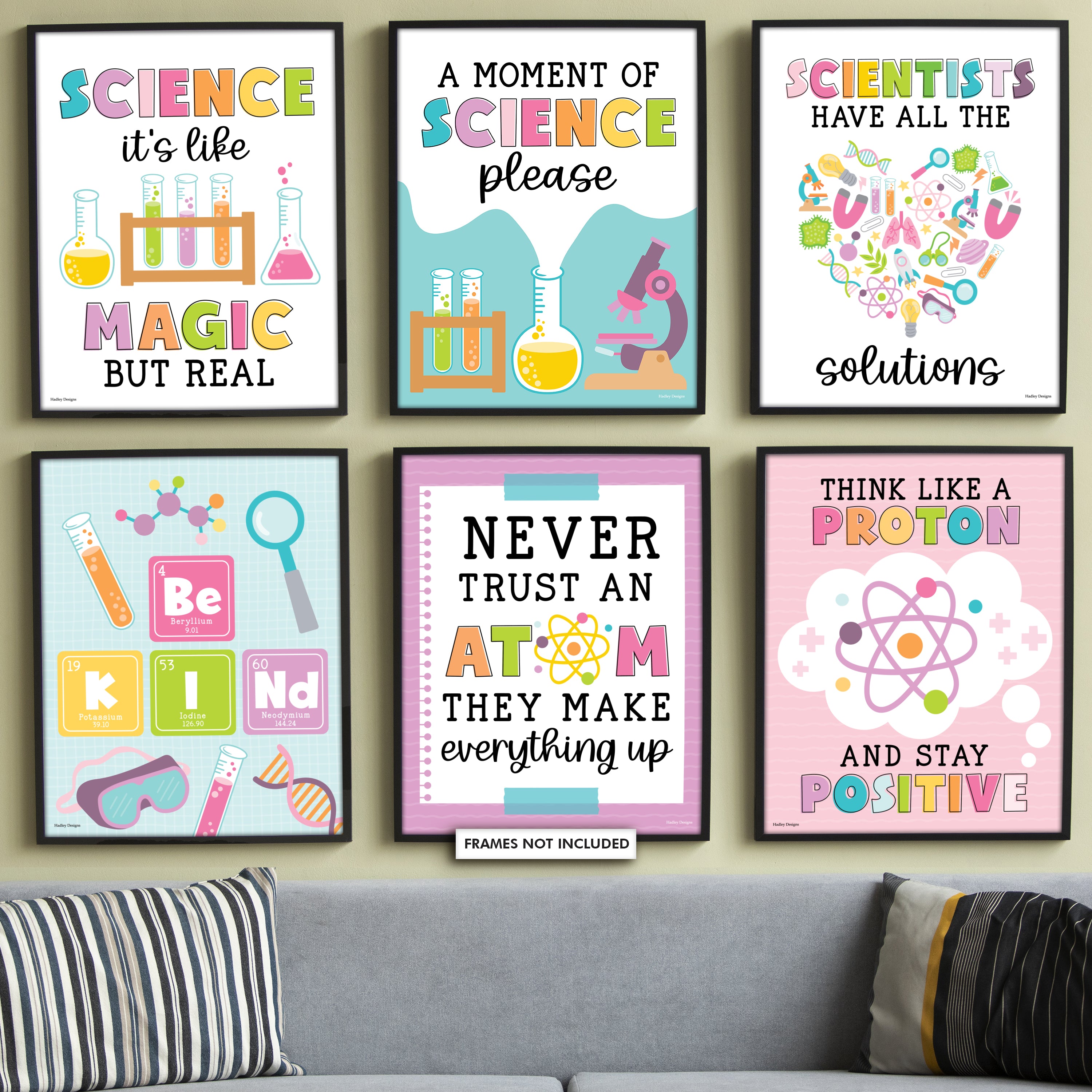 Life Science Posters | Set of 6 | Educational Posters