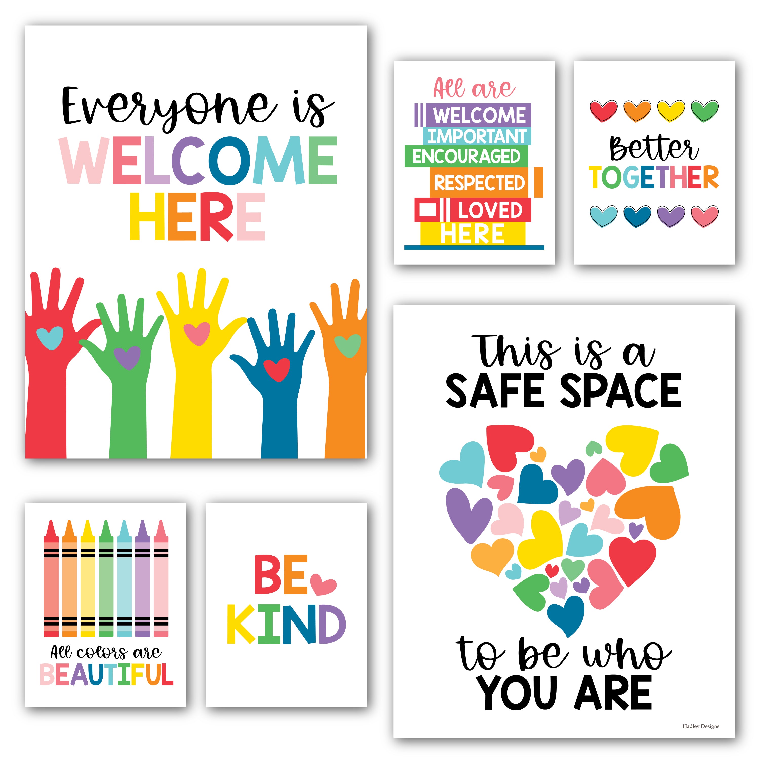 Diversity Posters | Set of 6 | Educational Posters