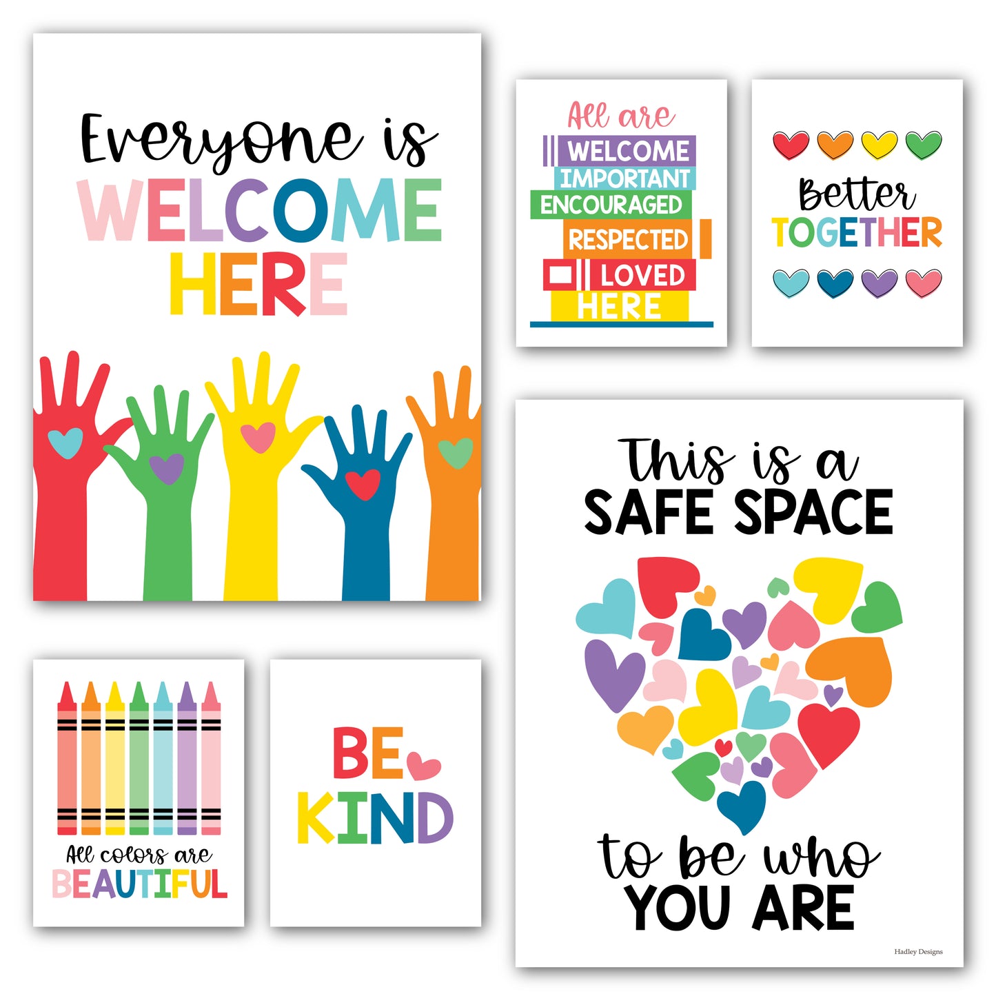 Diversity Posters | Set of 6 | Educational Posters