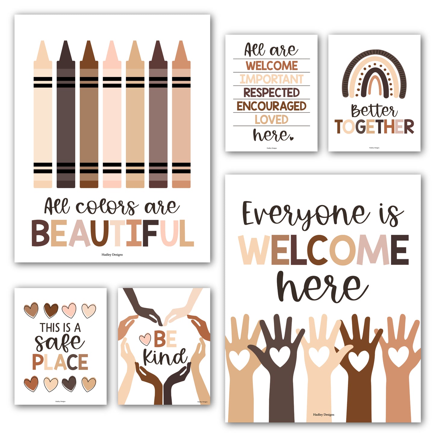 Diversity Posters | Set of 6 | Educational Posters