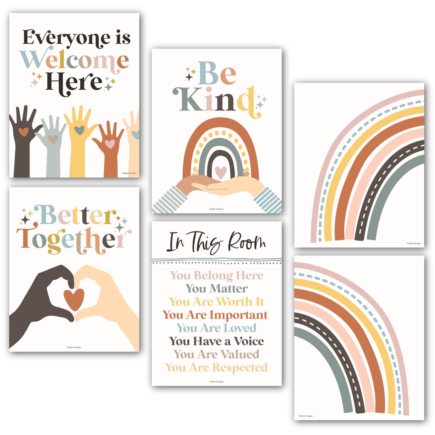 Diversity Posters | Set of 6 | Educational Posters
