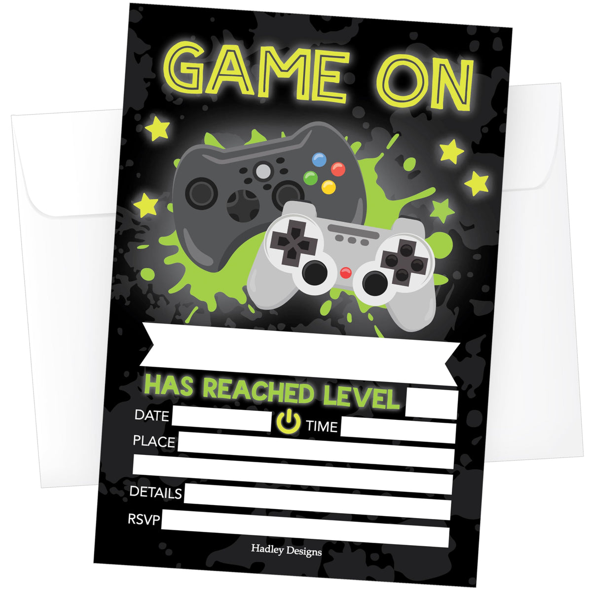 30 Kids Party Invitations – Fun Birthday Invitations with Envelopes ...