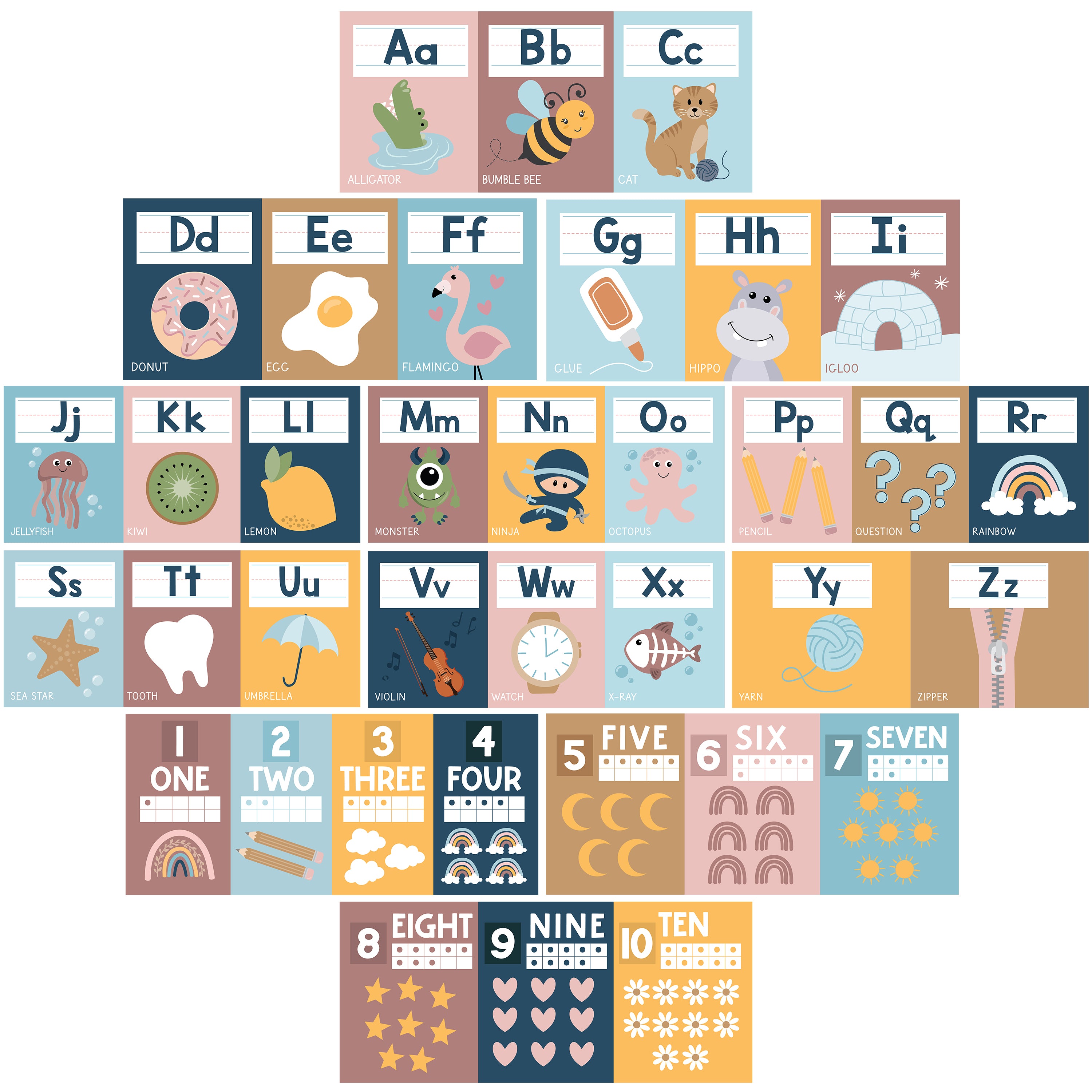 Alphabet Bulletin Board Set | Classroom Supplies | Educational Decor