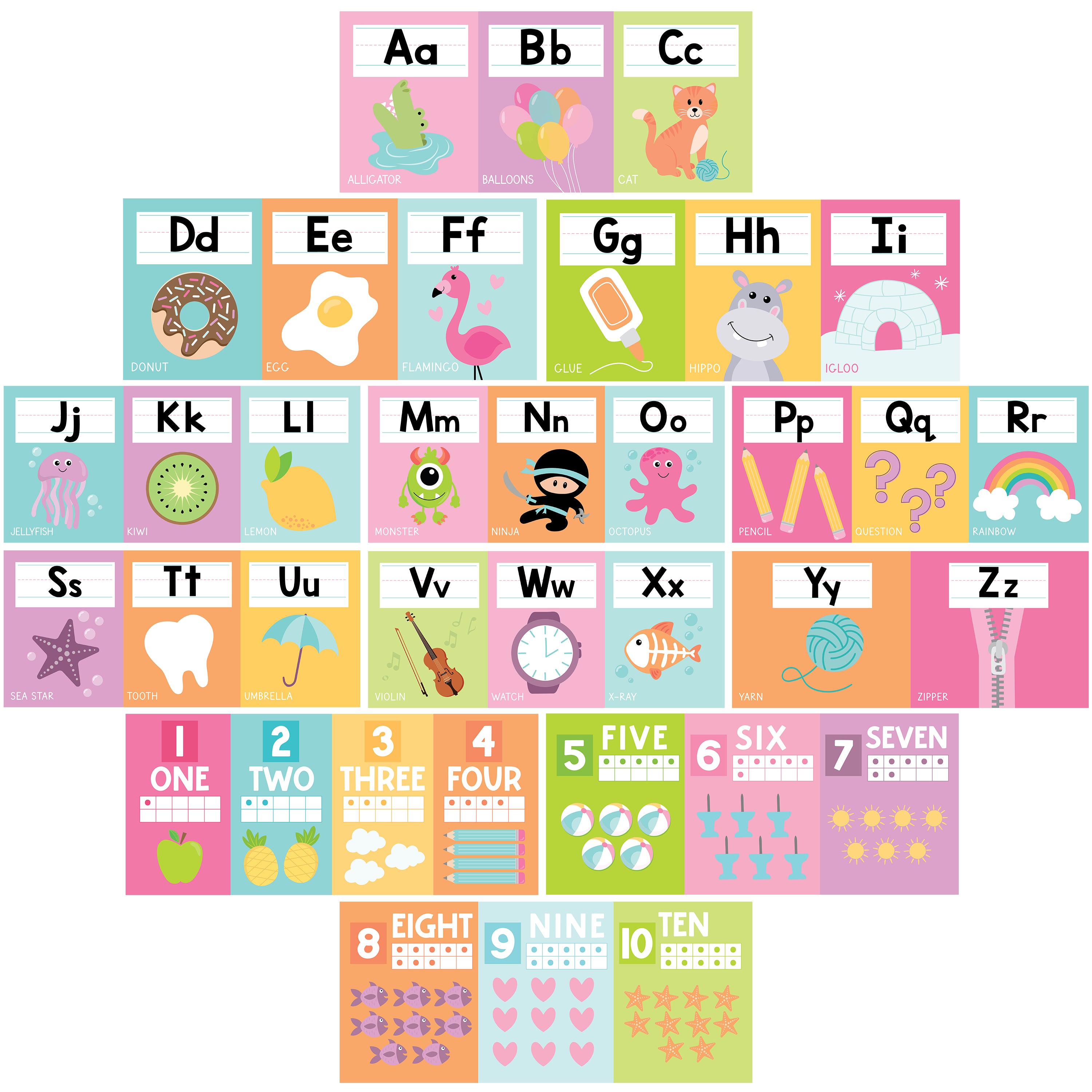 Alphabet Bulletin Board Set | Classroom Supplies | Educational Decor