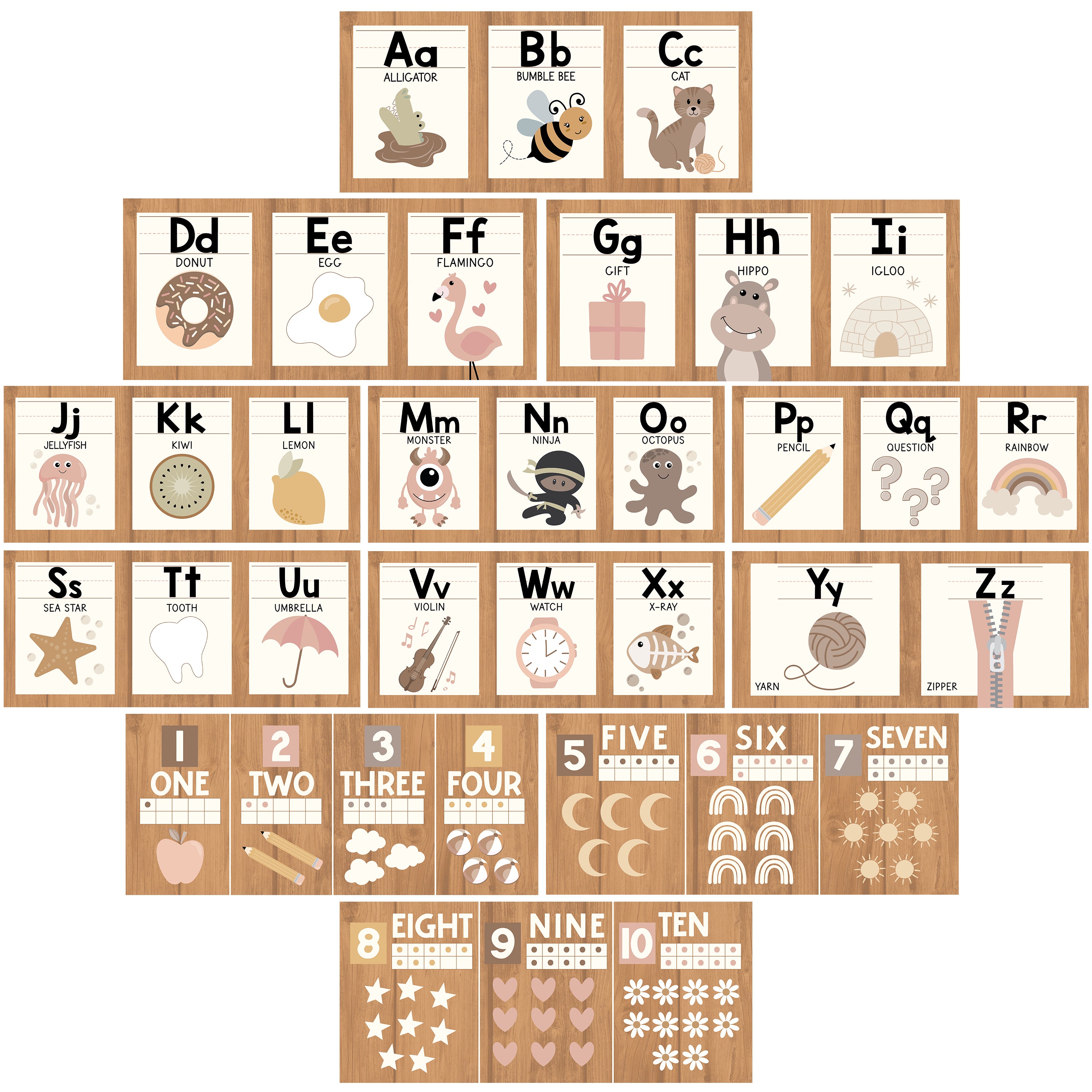 Alphabet Bulletin Board Set | Classroom Supplies | Educational Decor