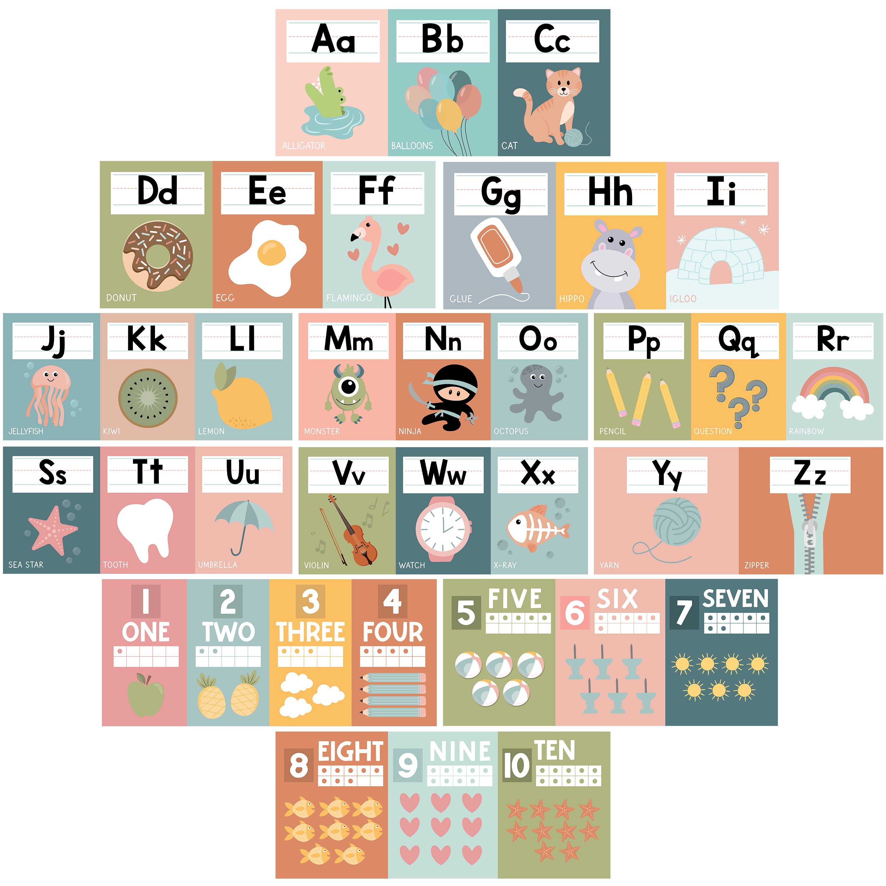 Alphabet Bulletin Board Set | Classroom Supplies | Educational Decor