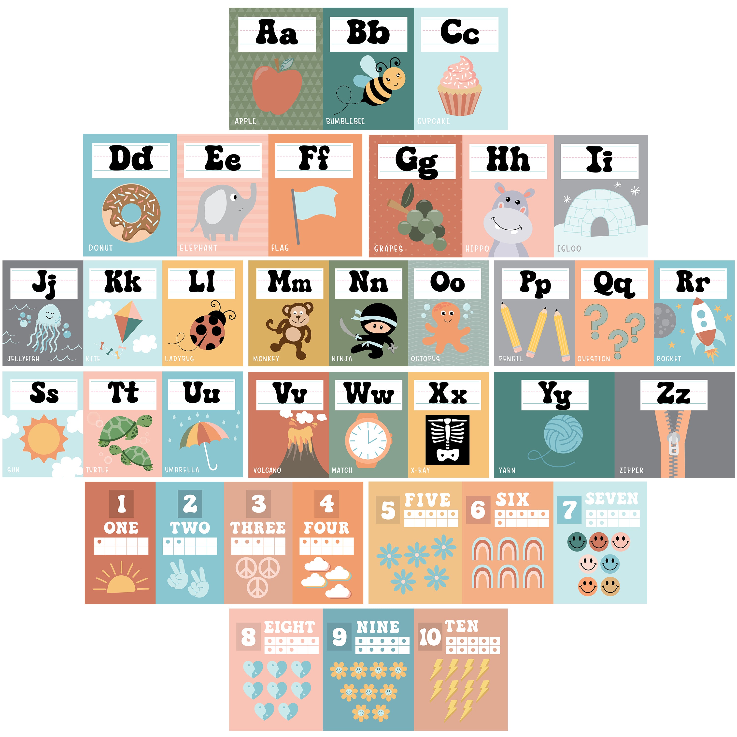 Alphabet Bulletin Board Set | Classroom Supplies | Educational Decor