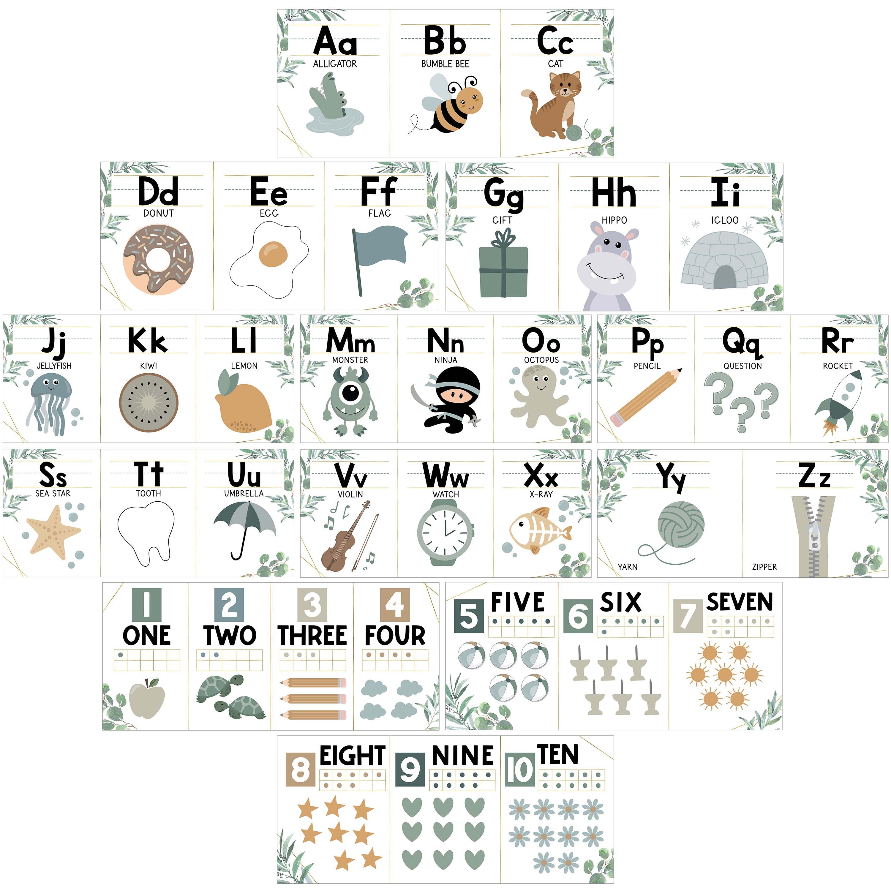 Alphabet Bulletin Board Set | Classroom Supplies | Educational Decor