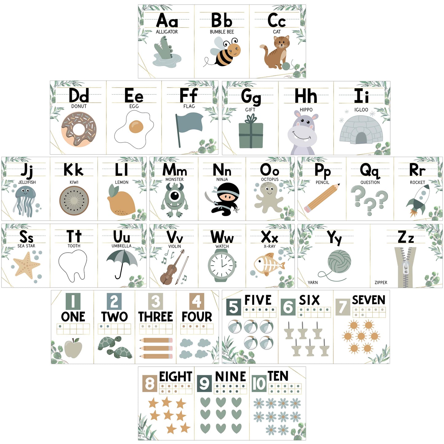 Alphabet Bulletin Board Set | Classroom Supplies | Educational Decor