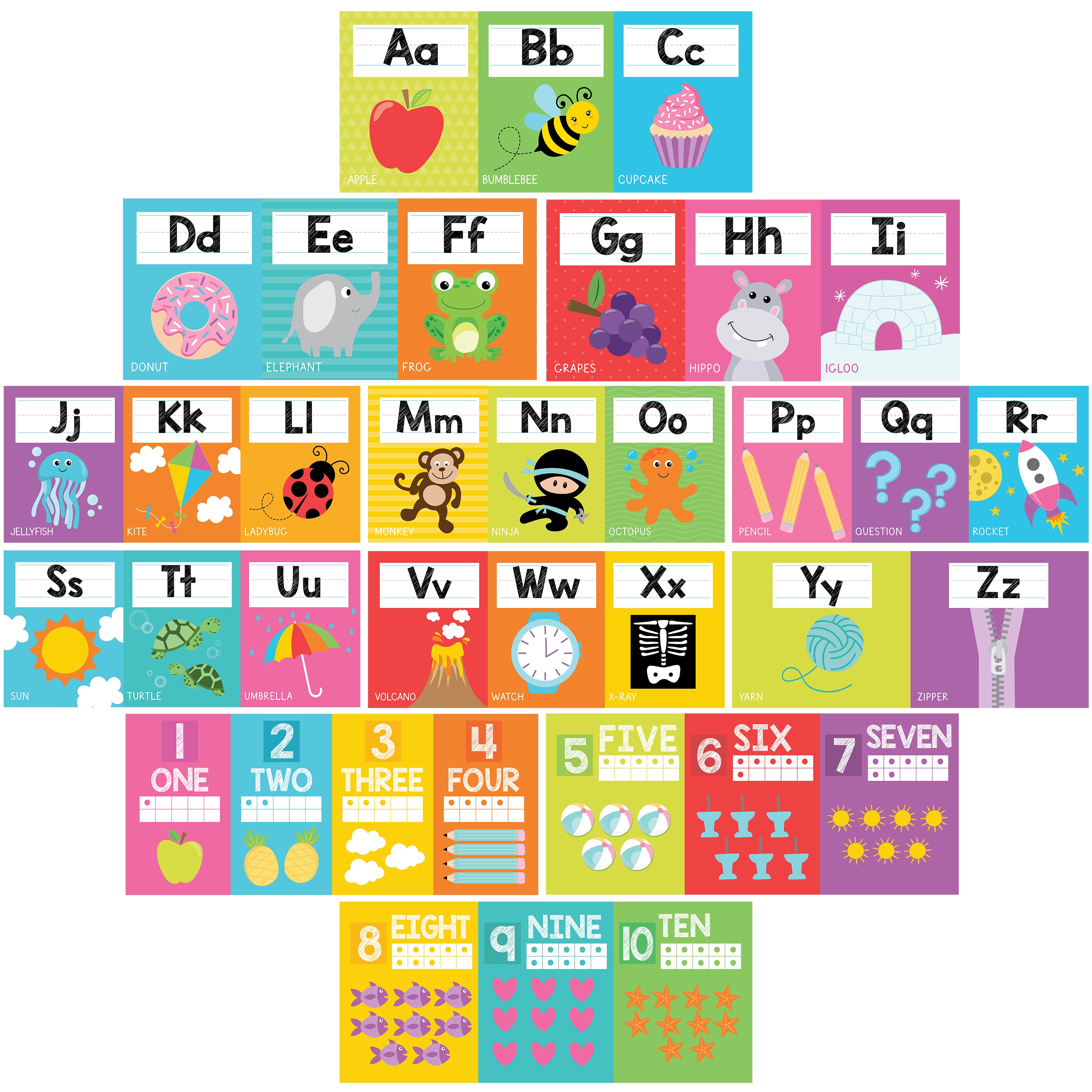 Alphabet Bulletin Board Set | Classroom Supplies | Educational Decor