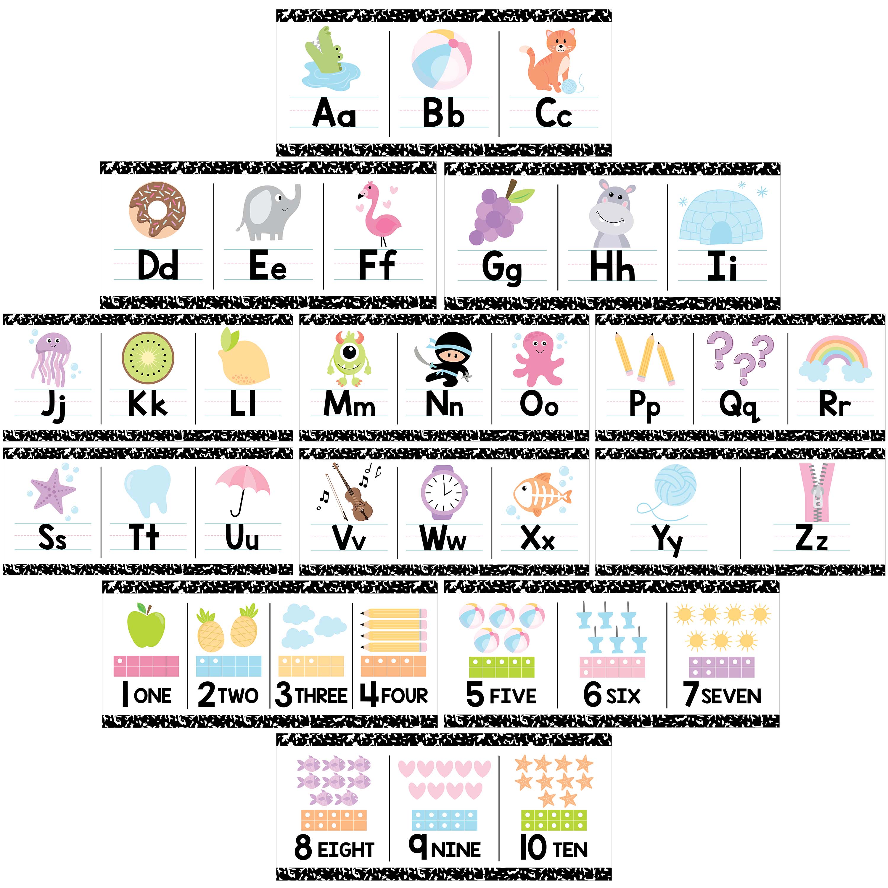 Alphabet Bulletin Board Set | Classroom Supplies | Educational Decor