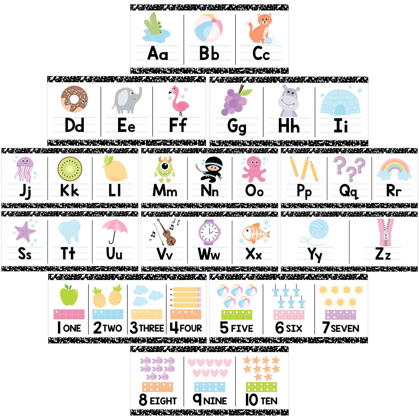 Alphabet Bulletin Board Set | Classroom Supplies | Educational Decor