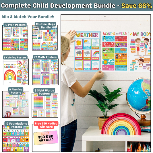 Preschool Head Start Kit: 16 Posters