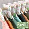 6 Woodland Girl Baby Closet Dividers & 6 Nursery Wall Art Prints, Perfect Baby Shower Gift