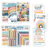 16 Laminated Boho Rainbow Prek and Kindergarten Posters, 12 Math Basics Posters and 8 Calming Corner Posters for Classroom or Home