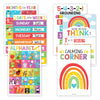 16 Laminated Colorful Prek and Kindergarten Posters and 8 Calming Corner Posters for Classroom or Home