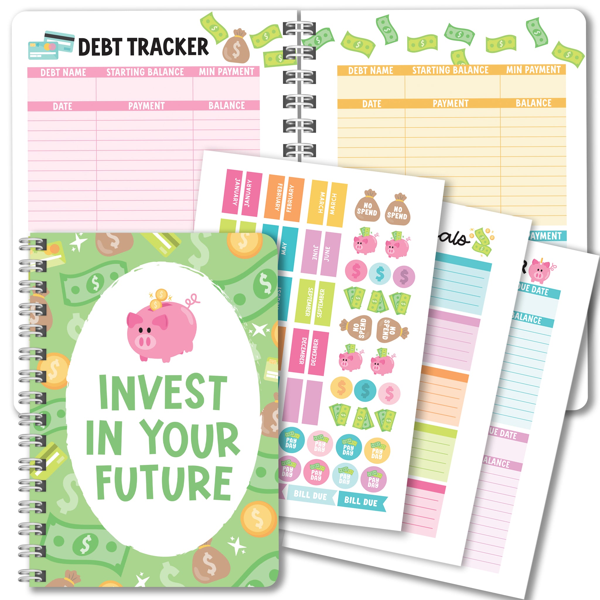 Monthly Budget Planner | 2025-2026 | Calendars & Planners - SAMPLE