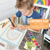 Boho Rainbow Kids Reward Sticker Charts and Day and Night Routine Charts Bundle