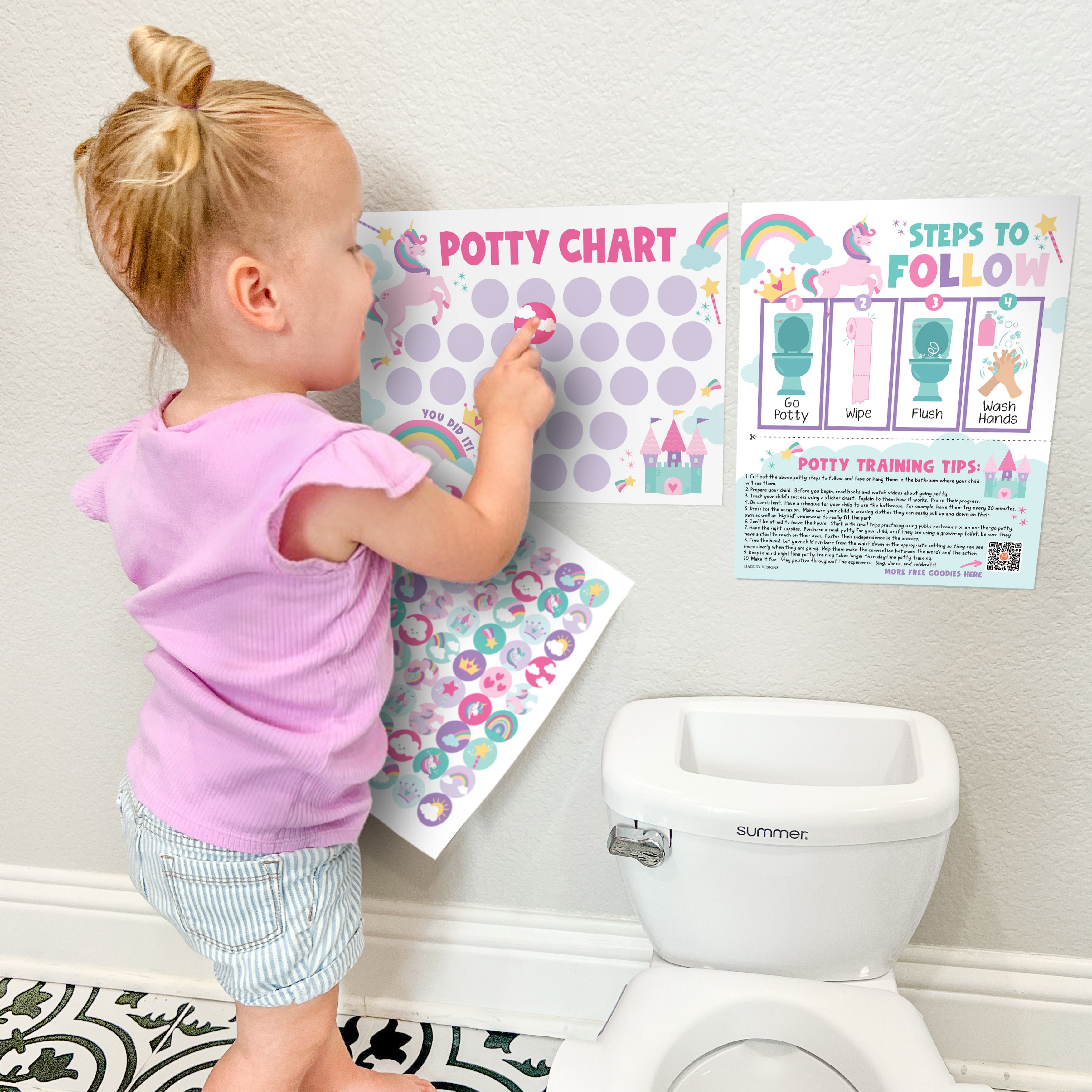 10 Fun & Effective Potty Training Charts for Kids | Reward Systems ...