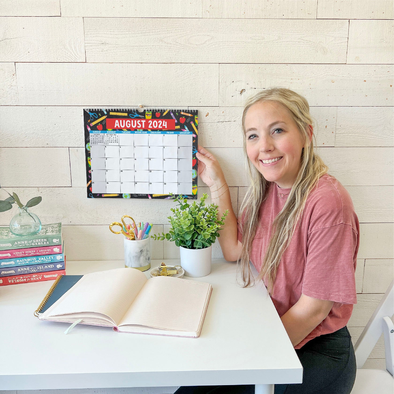 18-Month Wall Calendar for Year-Round Planning – Hadley Designs