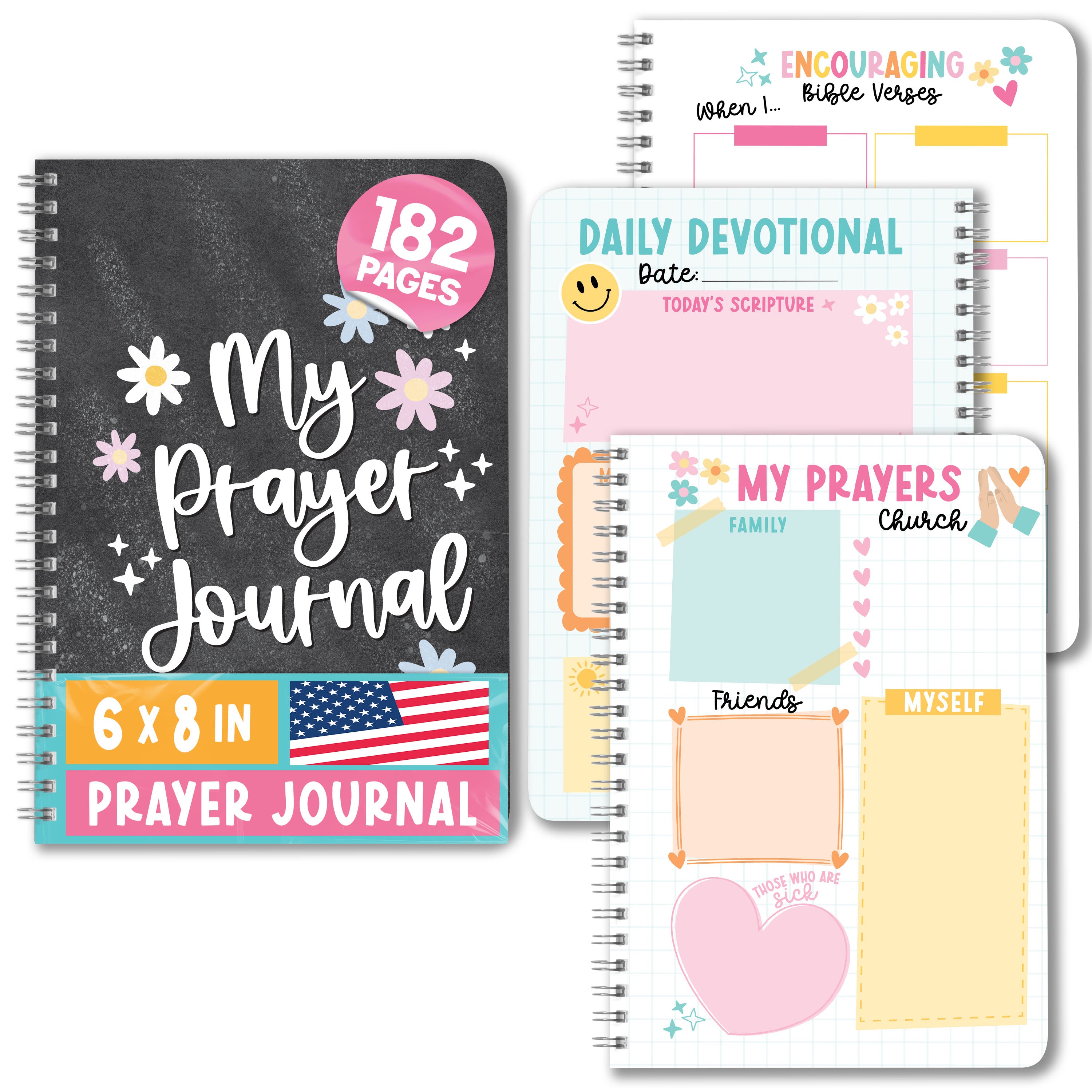 Guided Prayer Journal for Women - Daily Devotional Notebook, Bible Jou ...