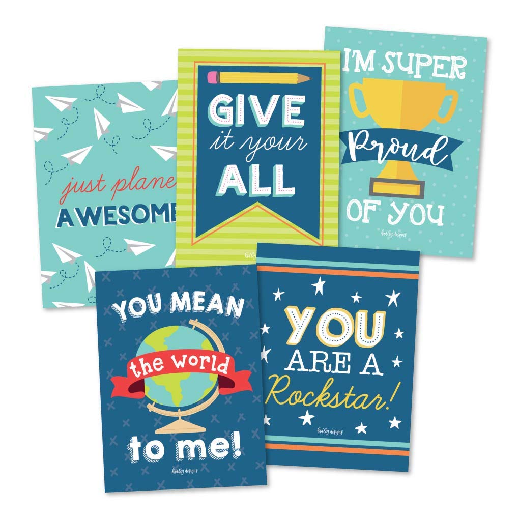 Encourage Notes Set Lunchbox Encouragement Notes, Set of 25 – Hadley Designs
