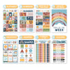 16 Boho Rainbow Prek and Kindergarten Posters and 9 Phonics and Vowels Posters for Classroom or Home