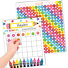 Colorful Kids Reward Sticker Charts and Day and Night Routine Charts Bundle