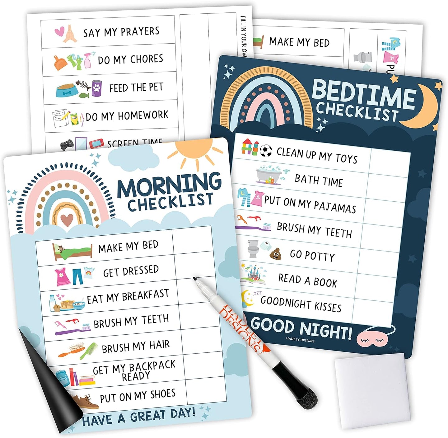 Day & Night Routine Kit: Boho Pack of 2 + Gifts – Hadley Designs