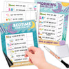 Mermaid Kids Chore Chart, Reward Sticker Charts and Day and Night Routine Chart Bundle