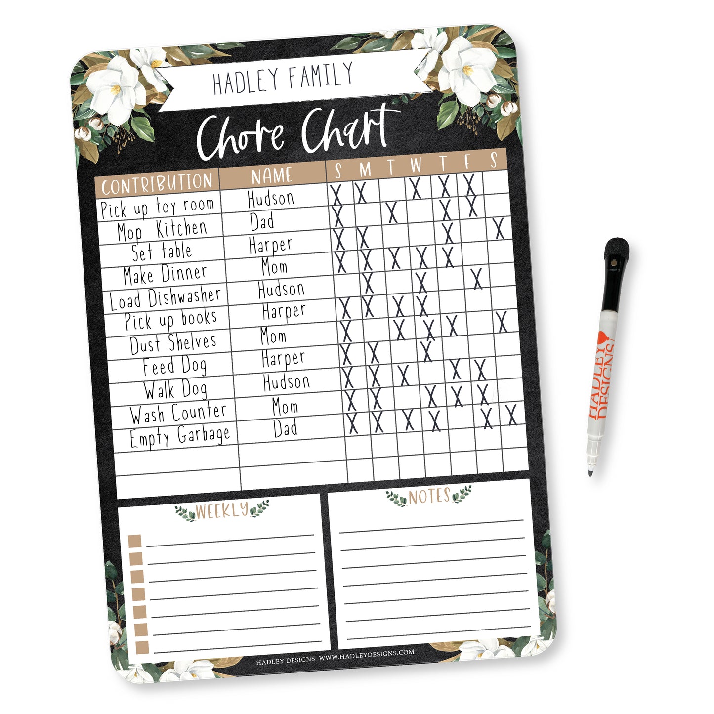 Family Chore Charts | Home Organization | Charts & Posters