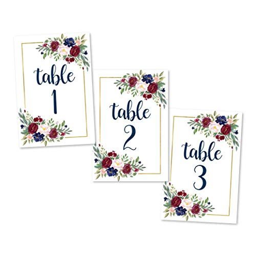 Table Numbers | Set of 25 | Party Supplies