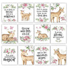 Deer Children's Wall Art | Set of 6 | Nursery Decor