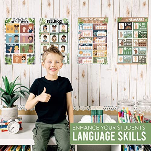 ASL Posters | Set of 8 | American Sign Language