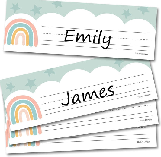 Boho Muted Classsroom Labels | Set of 25 | Classroom Supplies