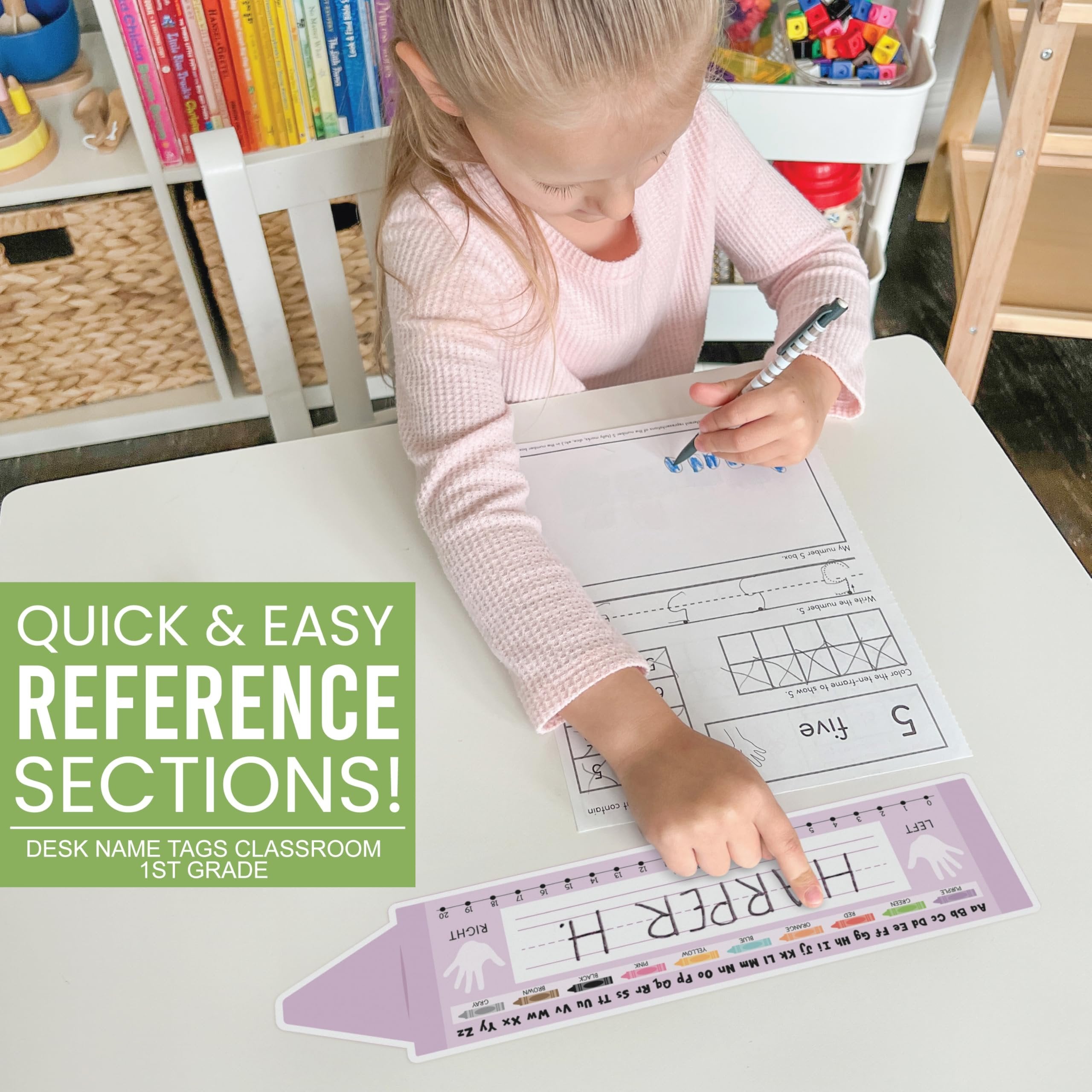 Classroom Name Plates | Set of 36 | Classroom Supplies