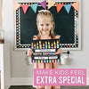 Colorful Chalk Birthday Certificates | Set of 25 | Birthday Gifts