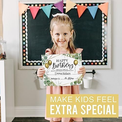 Birthday Certificates | Set of 25 | Birthday Gifts